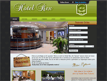 Tablet Screenshot of hotelrex.ro